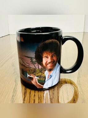 Bob Ross Heat Changing Mug